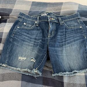 Washed Distressed Jean Shorts Beach Summer Grunge Hippie Casual Vacation Cowgirl